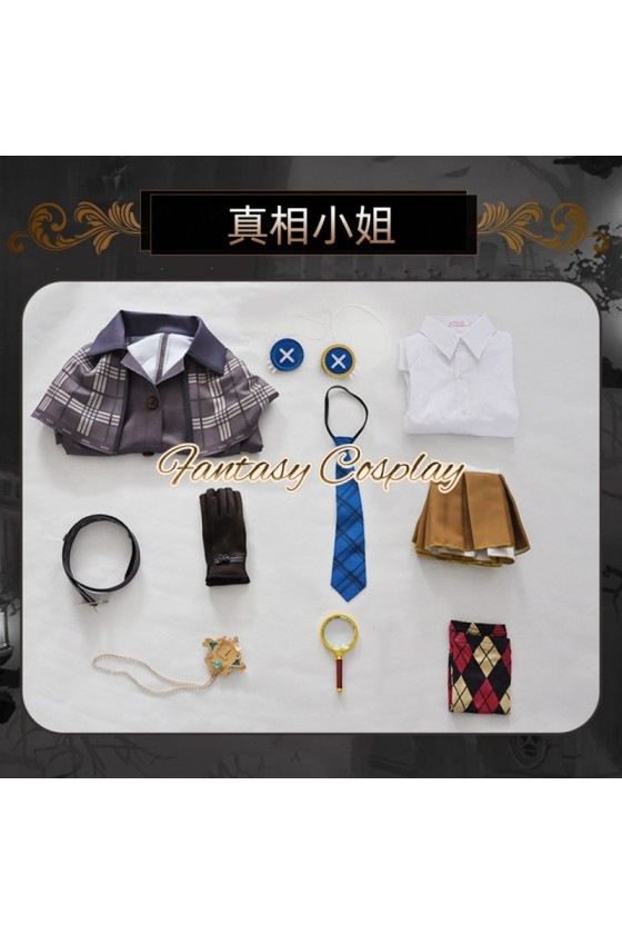 Identity V Gardener Lady Truth British Detective Style Outfit Cosplay Costume 2